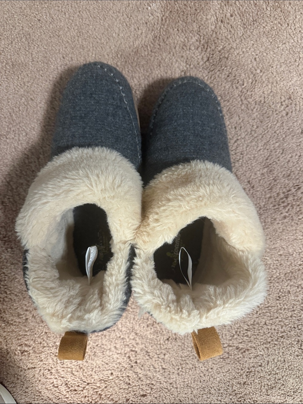 Dearfoams Shearling Bootie Slippers